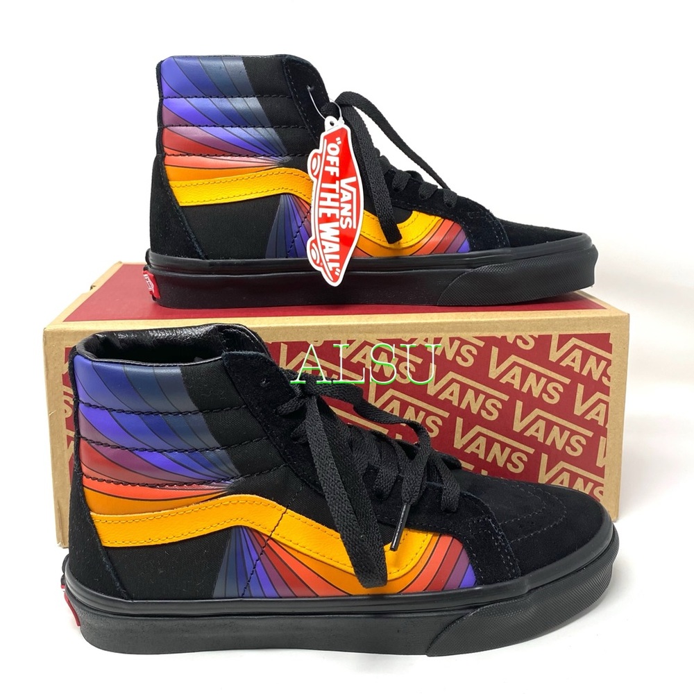 VANS SK8-HI Reissue Refract Suede Black Casual Shoes Women’s Size VN0A4U3DWN6 - Picture 5 of 11